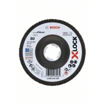Bosch 2608619199 - DISCO LAMINILLAS XLOCK BEST FOR METAL X571 115MM.CóNCAVOGR80