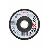 Bosch 2608619202 - DISCO LAMINILLAS XLOCK BEST FOR METAL X571 125MM CóNCAVOGR60
