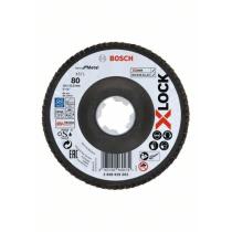 Bosch 2608619203 - DISCO LAMINILLAS XLOCK BEST FOR METAL X571 125MM.CóNCAVOGR80
