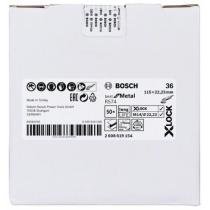 Bosch 2608619154 - DISCO DE FIBRA X-LOCK BEST FOR METAL R754 DE 115MM. GR36.