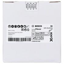 Bosch 2608619160 - DISCO DE FIBRA X-LOCK BEST FOR METAL R754 DE 125MM. GR36.