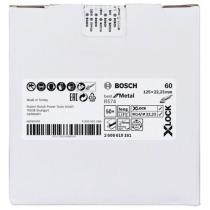 Bosch 2608619161 - DISCO DE FIBRA X-LOCK BEST FOR METAL R754 DE 125MM. GR60.