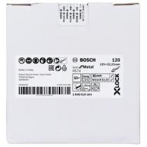 Bosch 2608619164 - DISCO DE FIBRA X-LOCK BEST FOR METAL R754 DE 125MM. GR120.