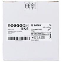 Bosch 2608619177 - DISCO FIBRA X-LOCK BEST FOR METAL & INOX R780 DE 115MM. GR36