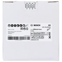 Bosch 2608619179 - DISCO FIBRA X-LOCK BEST FOR METAL & INOX R780 DE 115MM. GR60