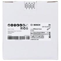 Bosch 2608619183 - DISCO FIBRA X-LOCK BEST FOR METAL & INOX R780 DE 125MM. GR36