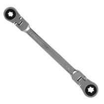 JBM 10527 - LLAVE ARTICULADA TRINQUETE TORX E6XE8