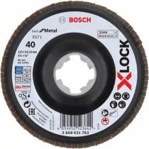 Bosch 2608621763 - X-LOCK LAMINILLAS X571 BEST FOR METAL: 115MM CóNICO PLáSTICO