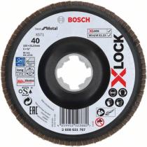 Bosch 2608621767 - X-LOCK LAMINILLAS X571 BEST FOR METAL: 125MM CóNICO PLáSTICO