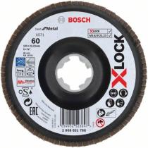 Bosch 2608621768 - X-LOCK LAMINILLAS X571 BEST FOR METAL: 125MM CóNICO PLáSTICO