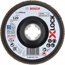 Bosch 2608621770 - X-LOCK LAMINILLAS X571 BEST FOR METAL: 125 CóNICO PLáSTICO G