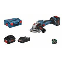 Bosch 06019H6101 - MINIAMOLADORA METAL A BATERÍA GWS 18V-15 SC (125) PROFESSION