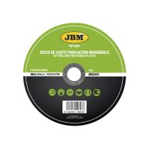 JBM 14897 - DISCO DE CORTE T41 PARA ACERO INOXIDABLE 115X1MM