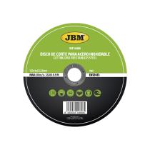 JBM 14898 - DISCO DE CORTE T41 PARA ACERO INOXIDABLE 125X1MM