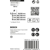 Bosch 2608900646 - EXPERT CYL-9 MULTICONSTRUCTION: SET ROBUSTLINE 4 UDS: 5.5; 6