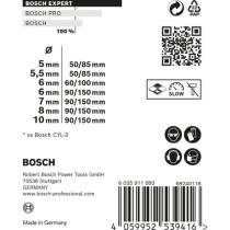 Bosch 2608900648 - EXPERT CYL-9 MULTICONSTRUCTION: SET ROBUSTLINE 7 UDS: 5; 5.5