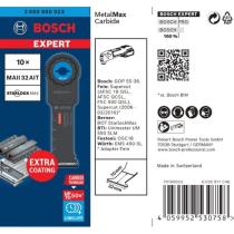 Bosch 2608900023 - EXPERT MAX COATED CARBIDE PLUNGE CUT METAL MAII32AIT: 10UDS