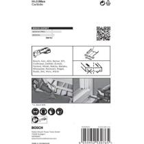 Bosch 2608900024 - EXPERT COATED CARBIDE PLUNGE CUT MULTIMATERIAL AIZ32APIT: 1U