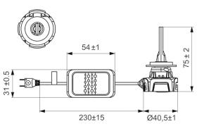 Bosch 1987301557 - LAMPARAS LED H7