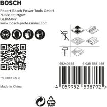 Bosch 2608900586 - EXPERT HEX-9 MULTICONSTRUCTION: SET 5 UDS: 5.5; 6; 7; 8MM
