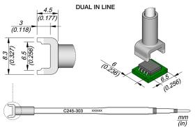 EAATA JB06C - JB06C - CARTUCHO TUNEL 6,5X 6,0 PARA LAPIZ T245 (MEMORIAS EE