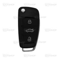 EAATA KD03RC - KD03RC - TELEMANDO PLEGABLE 3 BOTONES KEYDIY TIPO AUDI SIN B