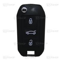 EAATA PSA27KS - PSA27KS - CARCASA DE MANDO PEUGEOT 3 BOTONES PERFIL HU83