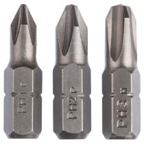 Bosch 2609255964 - SET PUNTAS PH1 PH2 PH3 25MM X3: DIY