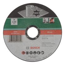 Bosch 2609256322 - DISCO CORTAR INOX 125MMX1MM. RECTO.