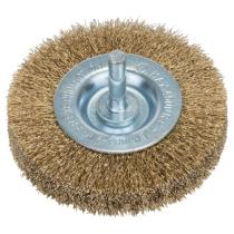 Bosch 2609256519 - CEPILLO DISCO ALAMB.ONDA LATON 75MM 6MM:DIY