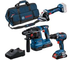 Bosch 0615A50035 - GSR+GWS+GBH+2X4AHPC+BOLSA